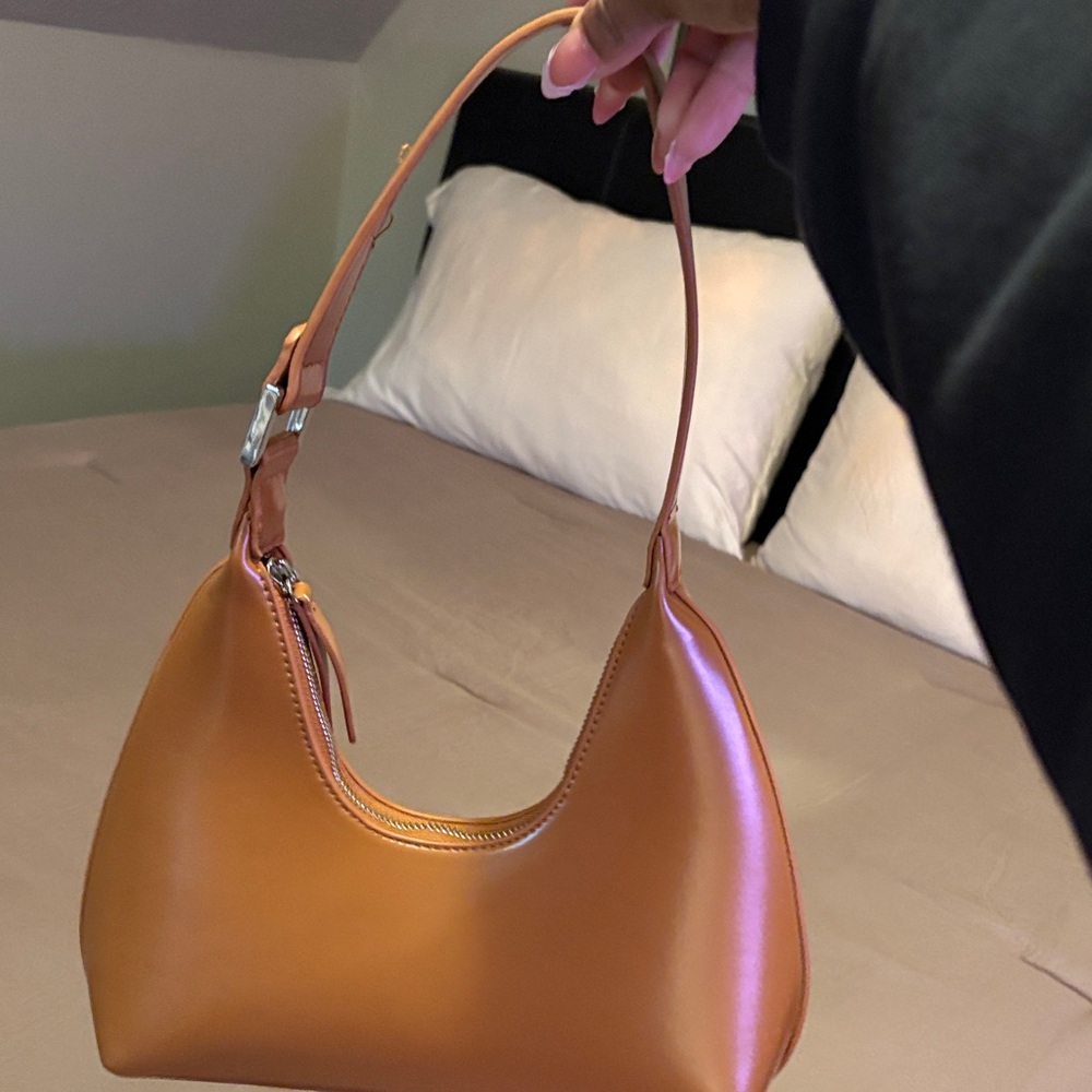 Madison West Tan Shoulder Bag